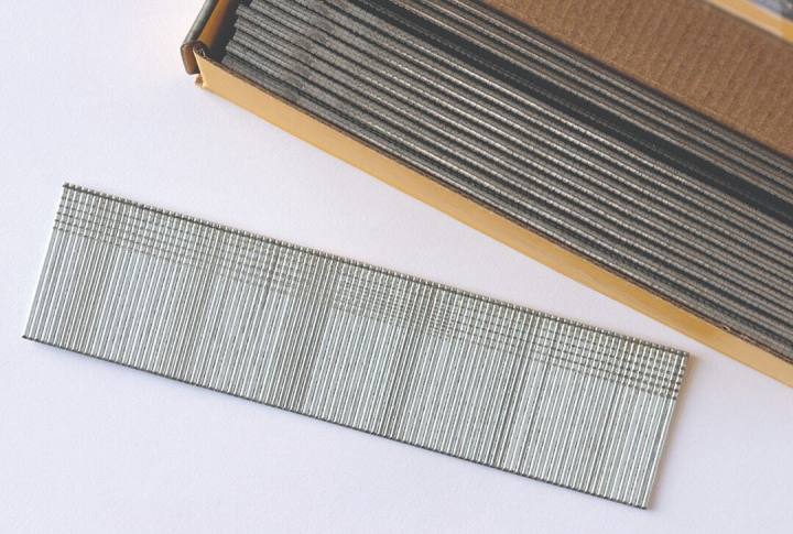 16-gauge & 18-gauge brad nails and finish nails for cabinetry and trim work